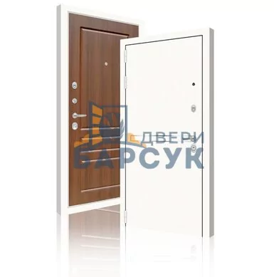 Дверь ЛАБИРИНТ Лайн Уайт 03 - Орех бренди