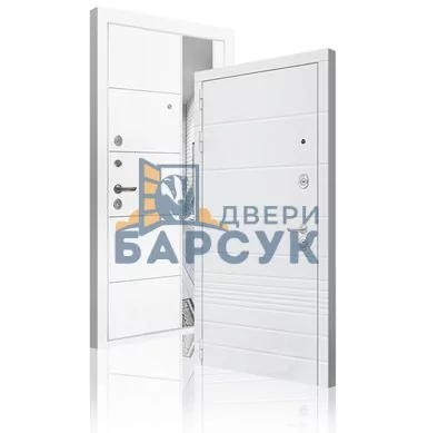Дверь ЛАБИРИНТ Трендо с Зеркалом 19 - Белый софт